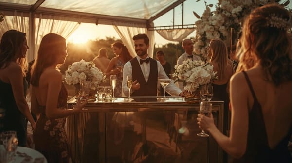 Cocktail Wedding Receptions & Finding the Best Bartending Service